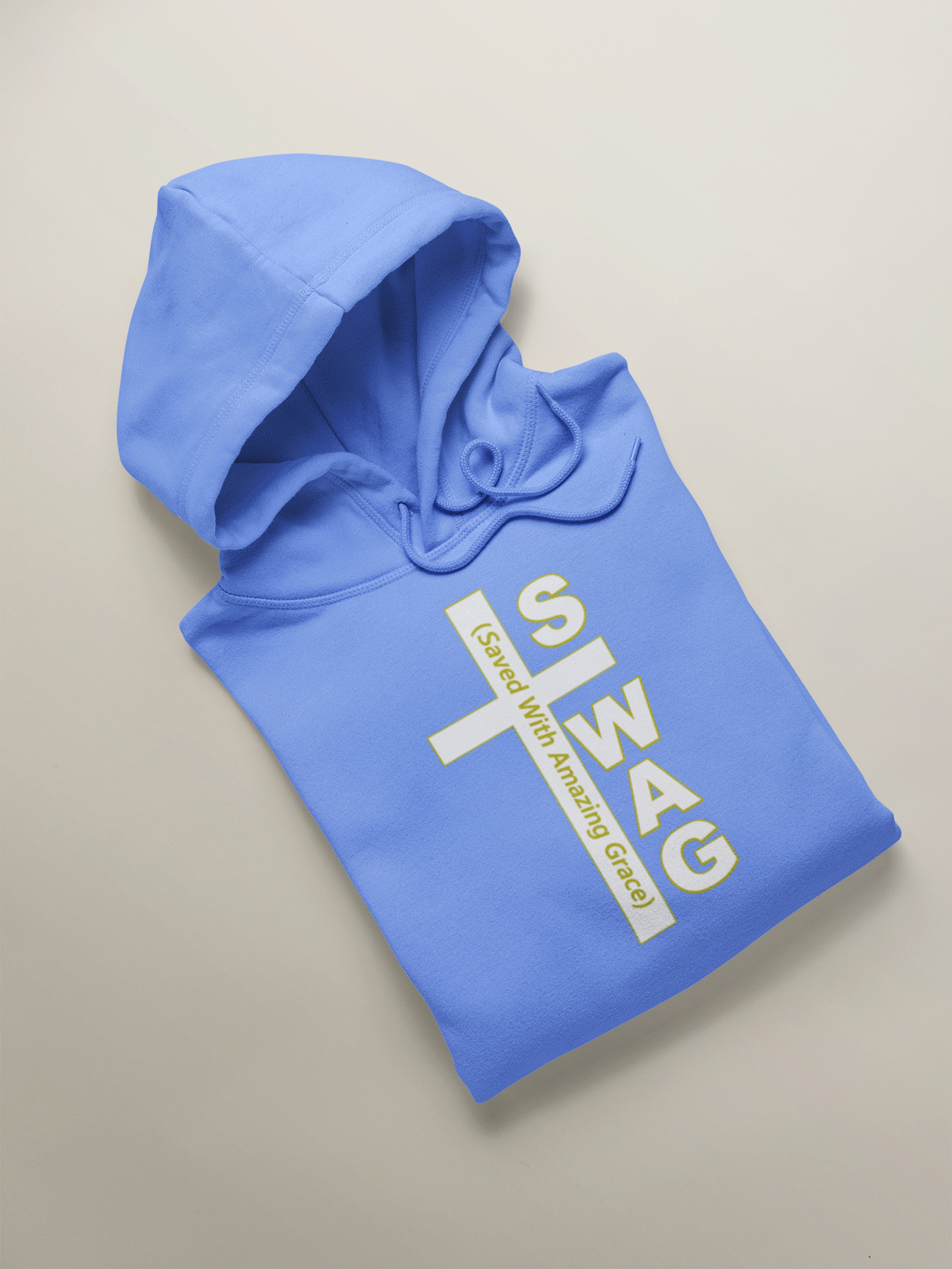SWAG White And Gold Print
