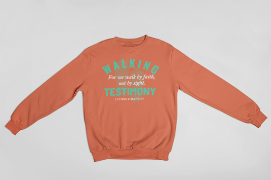 WALKING TESTIMONY SWEATSHIRT