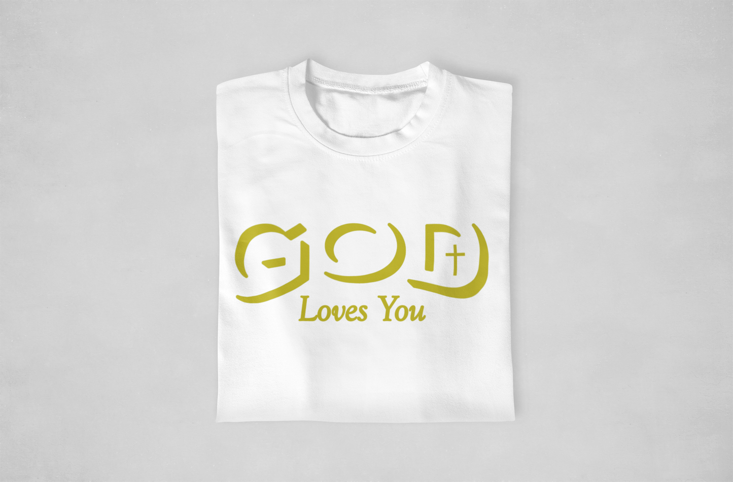 Gold Print God Loves You